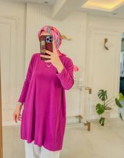 şarabi ipek makas tunik