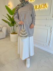 taş 4298 modal taş detaylı tunik