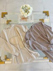 bej 4298 modal taş detaylı tunik 2