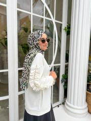 ekru 4284 kol detay modal tunik