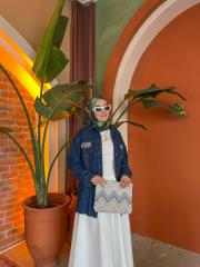 koyu mavi 7206 cep detaylı denim ceket 3