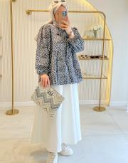 gri leopar bağcıklı kimono 3