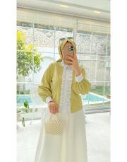 fıstık 2990 çizgili fırfırlı gömlek 2