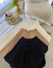 siyah 2985 beli lastikli pilise etek