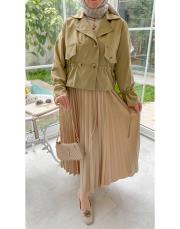 vizon 2985 beli lastikli pilise etek