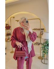 bordo nervür detaylı takım