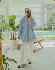 mavi 1436 şanzelize gömlek 2