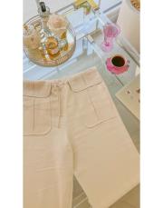 ekru körüklü cep pantolon 2