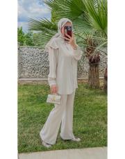 bej krep ispanyol pantolon 2