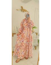 lila meyra desenli elbise