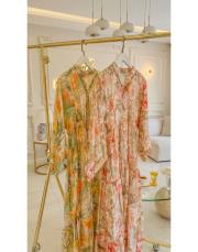 soft pudra alin desenli elbise 3