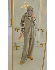 yeşil yelekli oysho takım 2