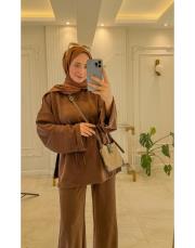 acı kahve 1502 kuşaklı oysho takım 2