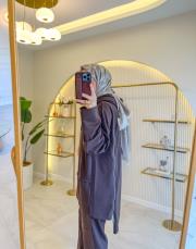 acı kahve 22785 sırt detaylı modal takım 2