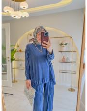 lacivert 22758 ip detaylı modal takım