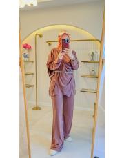 kahve mayro takım 3