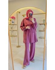 mürdüm 10816 fermuar yaka kol detaylı takım 2