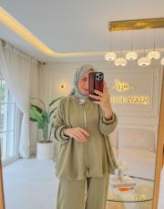 haki 22769  balon tunik modal takım