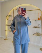 gri biyeli oysho takım