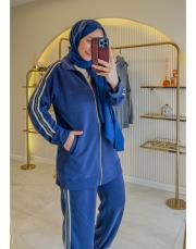 lacivert biyeli oysho takım