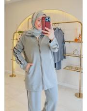 soft yeşil biyeli oysho takım