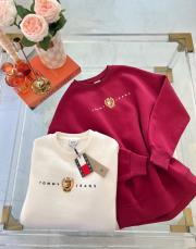 bordo içi şardonlu sweat