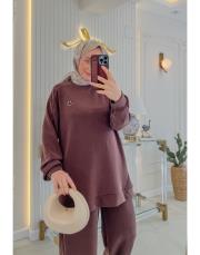 kahve gülen yüz logolu takım