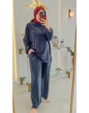 antrasit gülen yüz logolu takım 2