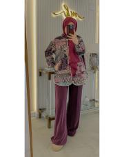 mürdüm 26109 modal pantolon 2