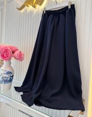 lacivert comfy krep pantolon etek