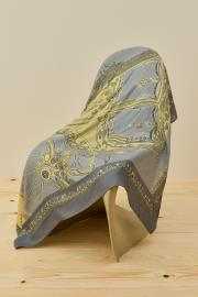 gri chale omuz şalı 2