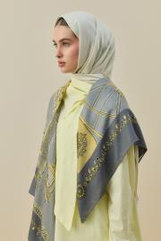 gri chale omuz şalı 3