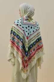 kırmızı chale omuz şalı 2