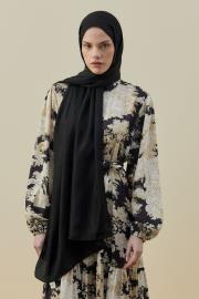 siyah soft bambu şal