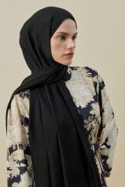 siyah soft bambu şal 2