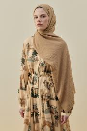 sütlü kahve soft bambu şal 2