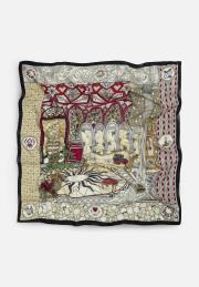 deep black precıous paradıse desen floş eşarp 2