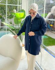 lacivert 2030 elen gömlek 2