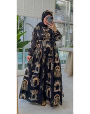 siyah malibu elbise 2