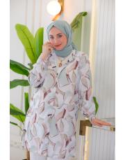 soft yeşil nil desen gömlek 2