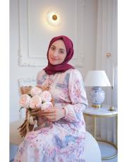  masal bahçesi  bordo elbise