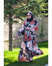  lavin çiçek bahçesi siyah elbise 2