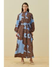 acı kahve lady krep elbise