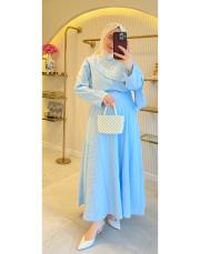 bebe mavi 22859 şal yaka takım 2