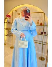 bebe mavi 22859 şal yaka takım 3