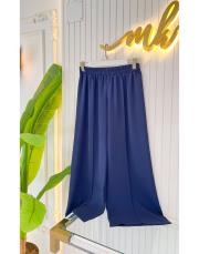 lacivert adriana bol paça pantalon