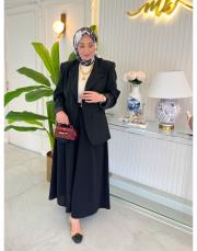 siyah pop blazer ceket