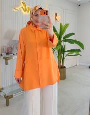 orange 7837 basic gömlek