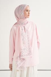 şeker pembe sabrine floş şal