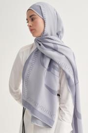 füme aura monogram floş şal
